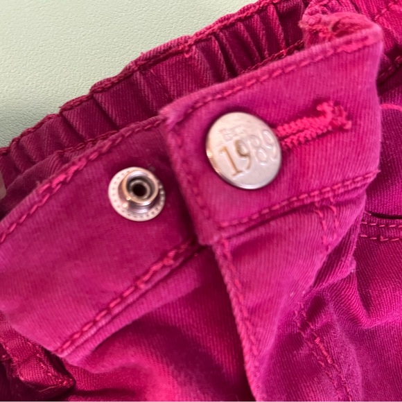 The Children’s Place Magenta Pink Jean Pants, Baby Girl Size 6-9 month - Picture 3 of 9